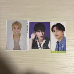 TravisJapan 松田元太　厚紙3点