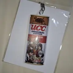 エヴァ缶アクリルキーホルダー　全員集合　UCC MILK COFFEE