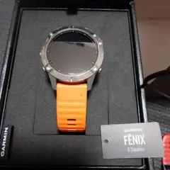 Garmin Fenix 6 Sapphire 本体 替えベルト付きのサムネイル
