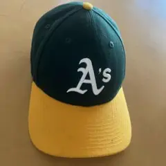NEW ERA 9FORTY ベースボールキャップ グリーンイエローニューエラ