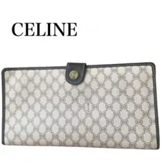 セリーヌ CELINE トリオンフキャンバス長財布 小銭入れ 白 PVC×レザーのサムネイル