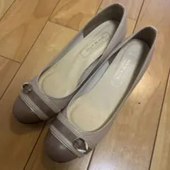 JELLY BEANS ジェリービーンズ パンプス ベージュ リボン 24.5