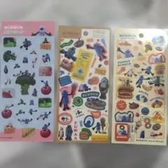 PUPPET SUNSUN クリアシール 3枚セット