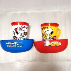 美品 スヌーピー ベル マグカップ ボウル 4点セット 送料込み