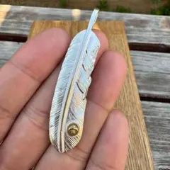 ラスト メタル フェザー リング 指輪 アクセサリー ハンドメイド ノー