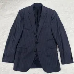 UNITED ARROWS ネイビー ストライプ テーラードジャケット