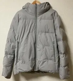 UNIQLO ユニクロ シームレスダウンパーカ/3Dカット ライトグレー XL