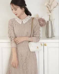 大人気即完売♡lerevevanillerレース オケージョン ワンピース