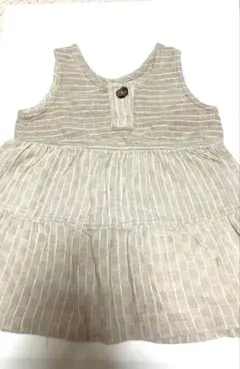 【うさとの服】ストライプ タートル エプロン ノースリーブ ワンピース 2025年最新】うさとの服 ワンピースの人気アイテム - メルカリ