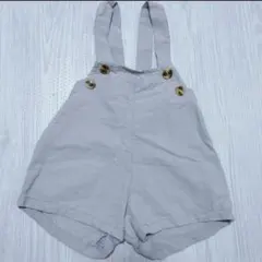 グレー サロペット ボトムス【サイズ90】