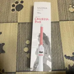SALONIA カールヘアアイロン 19mm チアフルピンク