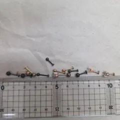 金属製スタッドピアス 複数個セット