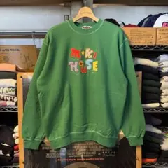 90s vintage mikihouse スウェット 希少カラー グリーンのサムネイル