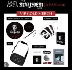 ★新品・未使用★開封のみ！2026 レディガガ　トートバッグ 値下げしました レア紙吹雪付 LADY GAGA THE MAYHEM 2025/2026 トート