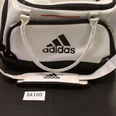 adidas ゴルフ　ボストンバッグ 中型 ホワイト/ブラック