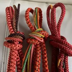 ゆ1540⭐️帯締め❤️まとめ売り❤️3点セット❤️着物❤️長尺あり⭐️美品あり⭐️和装小物