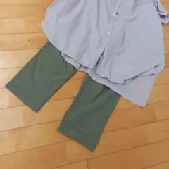 SM2☆綿麻オリーブパンツ