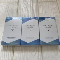 ルビーホワイト クリアシート 3個