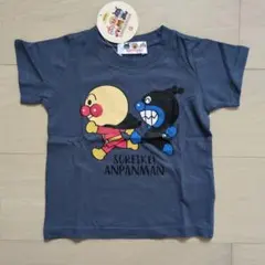 新品 アンパンマン 半袖Tシャツ 90cm ネイビー