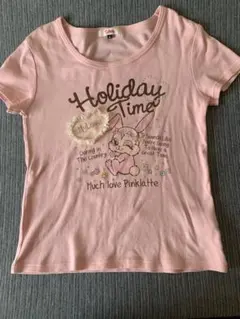 PINK-latte 半袖Tシャツ ピンクのサムネイル