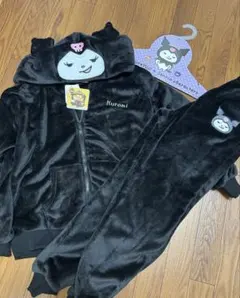 にしむらゆうじ　クロミ　くろみ　サンリオ　着ぐるみ　パーカー　上下　黒　ボア