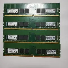 動作確認済み DDR4 32GB 8g 4枚 SAMSUNG DDR4 32GB (8GB×4枚) メモリ 【動作確認済】 - メルカリ