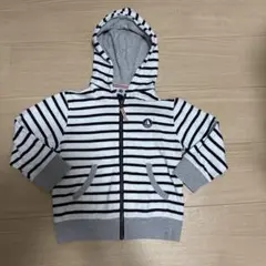 美品PETIT BATEAU ストライプ パーカー 102cm