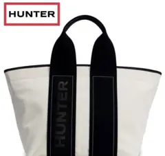 HUNTER トートバッグ 2way ホワイト ブラックのサムネイル