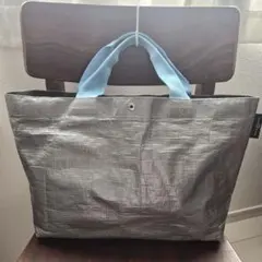 Hervé Chapelier マルシェバッグ シルバー トート - メルカリ