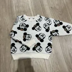ミッキーマウス柄 ニットセーター 90cm