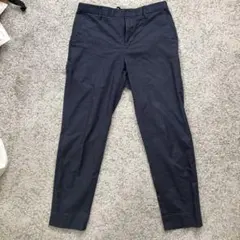 グローバルワーク GLOWBAL WORK デニムスラックス ネイビー Mサイズ