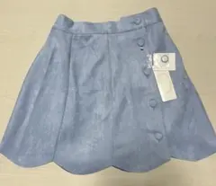 emsexcite エムズエキサイト　ボタンスカート　サイズ:Ｍスカイブルー