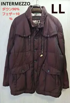 【未使用品】 INTERMEZZOダウンブルゾン（レナウン） 2025年最新】INTERMEZZO 素材(詰め物)：ダウン メンズ ダウン