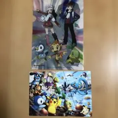 ポケモンレトロ　下敷き&クリアファイル