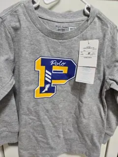 ポロラルフローレングレーロンT新品タグ付き