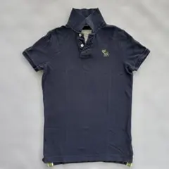 Abercrombie & Fitch ポロシャツ ネイビー Sのサムネイル