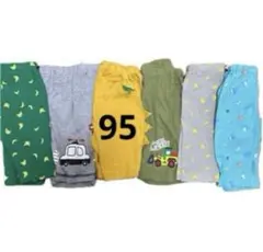 95 男の子 ズボン スパッツ レギンス ストレッチ 5分丈 まとめ売り