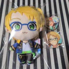 あんスタ 真 プライズ ぬいぐるみ 新衣装 缶バッジ とるパカ ハート スタライ