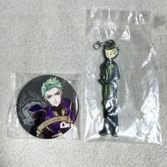 セベク　ツイステ　一番くじ　ラバーチャーム　式典服　チョコ缶　缶バッジ　寮服