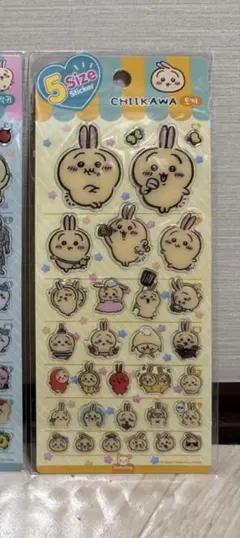 CHILKAWA 5サイズステッカーセット ぷっくりシール