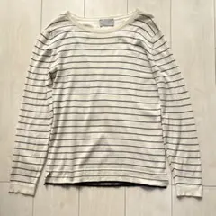 マーガレットハウエル ジョンスメドレー コットン ニットカットソー ボーダー