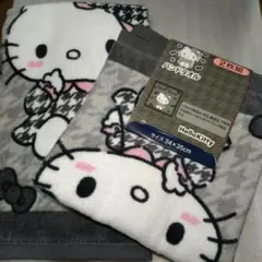 ハローキティハンド タオル 2枚組 34×35cm＋フェイスタオル1枚セット