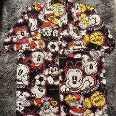 未使用　レトロ　LITTLE BOBDOG パジャマ　L 総柄　セットアップ