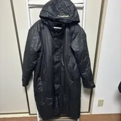 カンタベリー ベンチコート 黒 フード付き