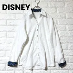 東京シャツ ディズニー ミッキー シャツ ワイシャツ ブラウス 長袖 白のサムネイル