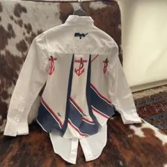 MPGM アンカー柄 キッズ長袖シャツ6Y（110〜115程度）