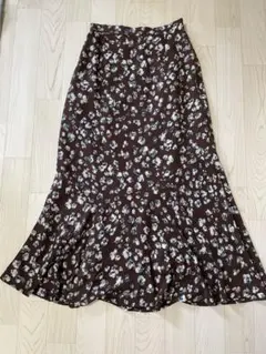 SLOBE IENA スローブイエナ 花柄スカート　マーメイドスカート