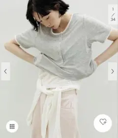 KBF バイカラーヘンリーネックTEEのサムネイル