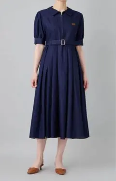 FURFUR フラットカラーシャツワンピース