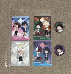 僕のヒーローアカデミア ブロマイド4枚＆缶バッジ2個セット